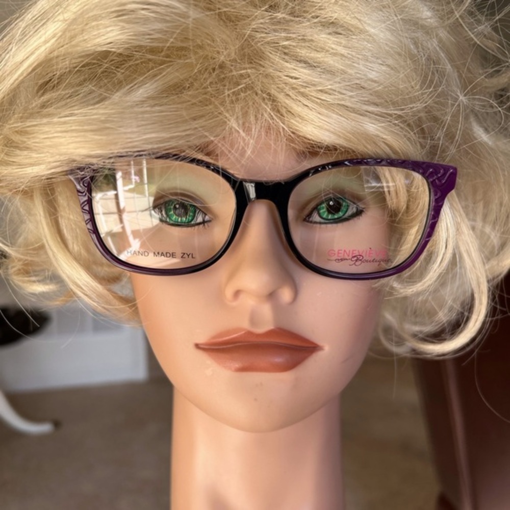 Genevieve Boutique Jet Set Frames Brand New in Plum